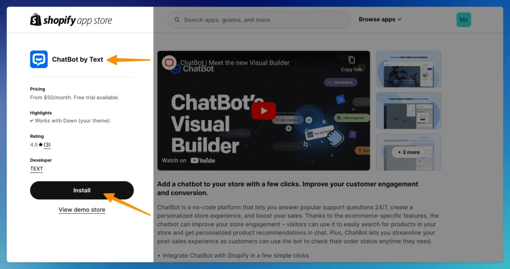 How to Integrate ChatBot with Shopify: Step-by-Step Easy Guide (2026) 3 Chatbot.com